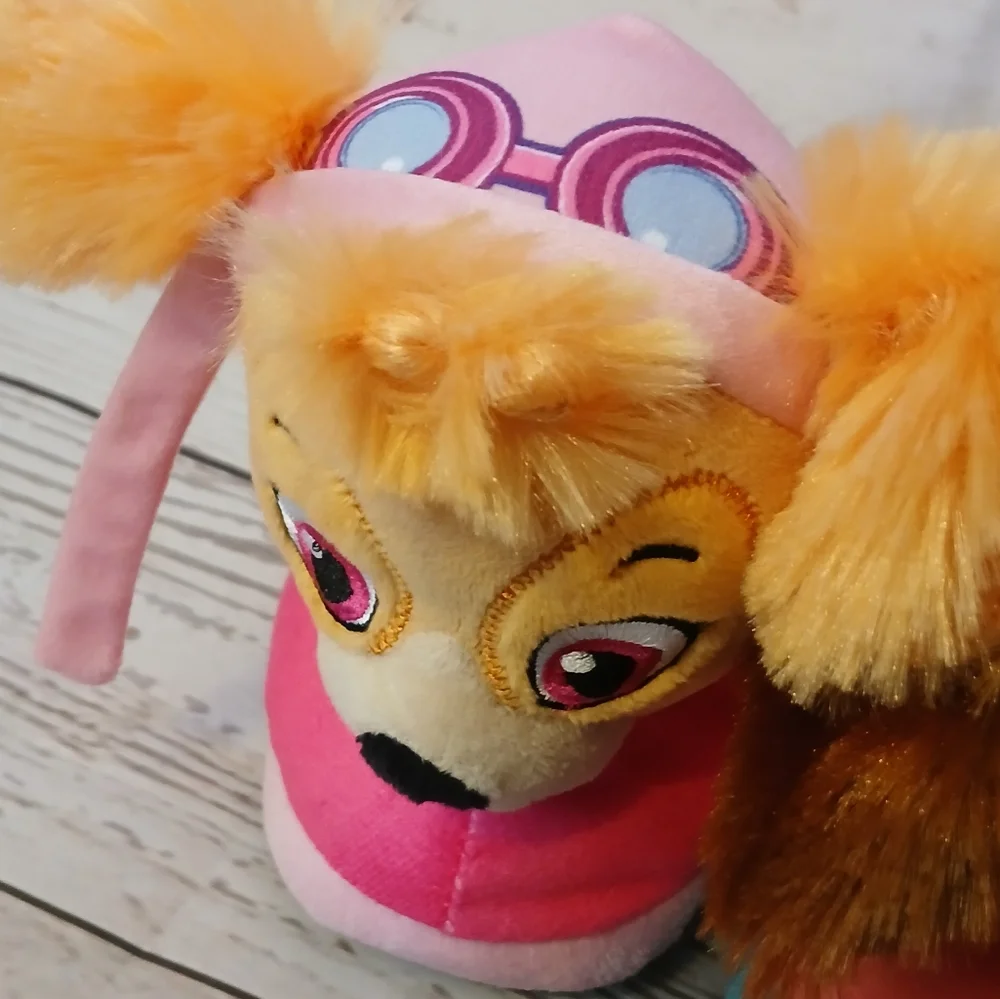 Nickelodeon Paw Patrol Toddler Girls Slippers Size 9 Through 10